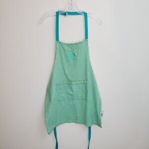 Pampered Chef striped cotton apron